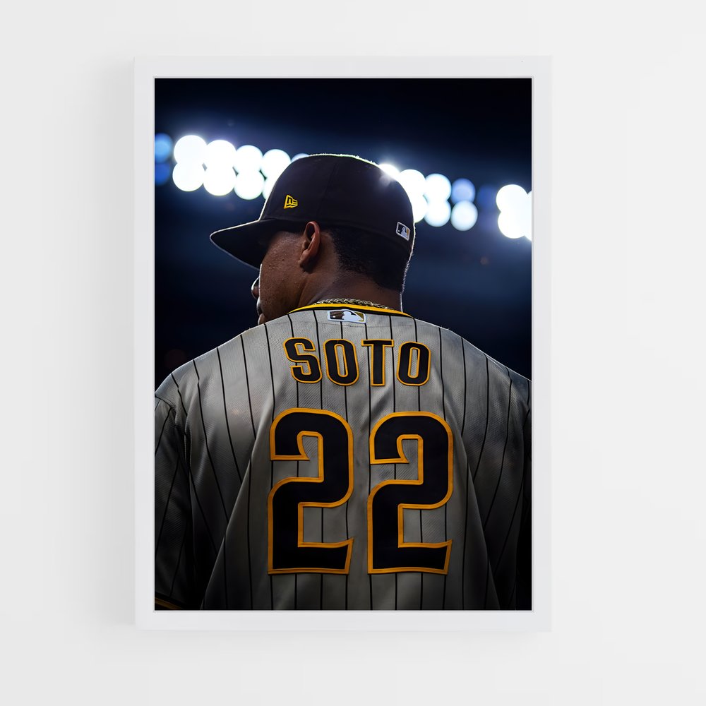 Poster Juan en Action – affiche Baseball (vue 3)